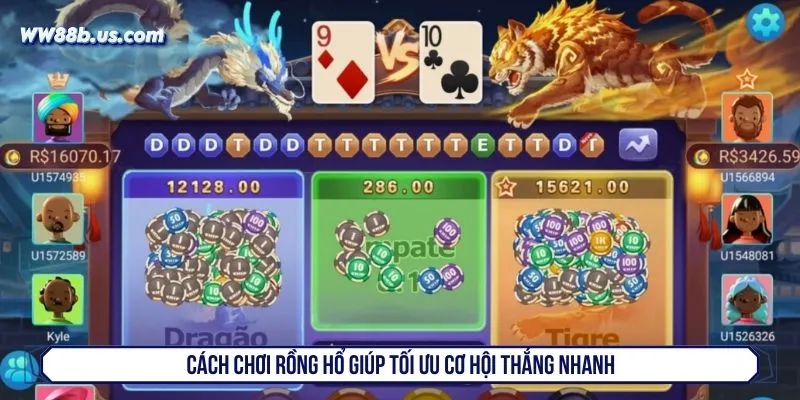 Cách chơi rồng hổ giúp tối ưu cơ hội thắng nhanh