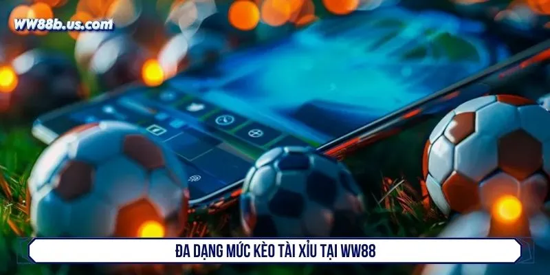 Đa dạng mức kèo tài xỉu tại WW88