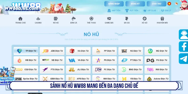 Slot game đa dạng chủ đề và phần quà đầy lôi cuốn